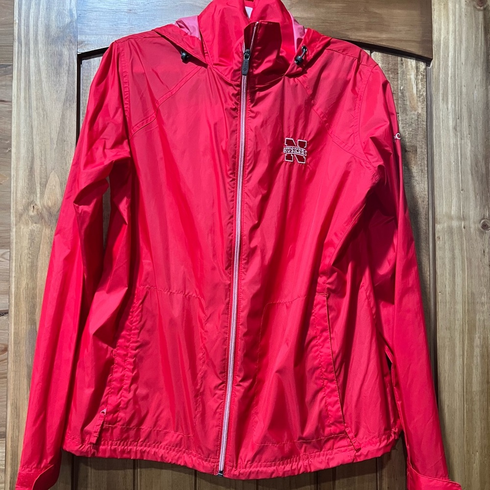 Columbia Nebraska Huskers Red Women's Spring Jacket
